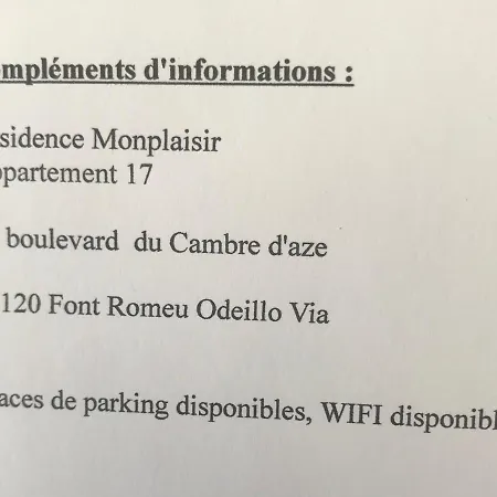 Apartment Monplaisir *
